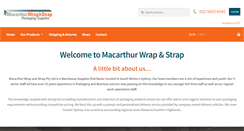 Desktop Screenshot of macwrapstrap.com.au